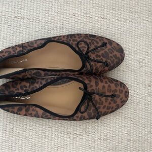 Sheer Leopard Print Ballet Flats